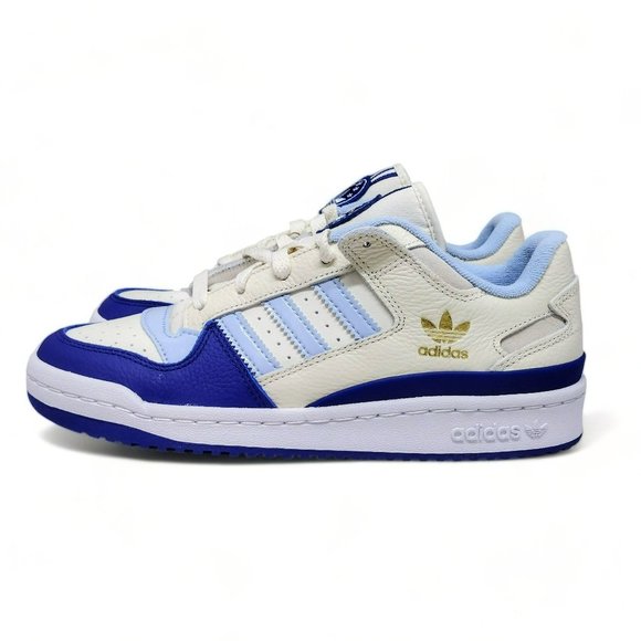 Adidas Forum Low Classic Retro Shoes Boy's/Men's 6 (Women's 7) White Blue IF7822 - Picture 3 of 8